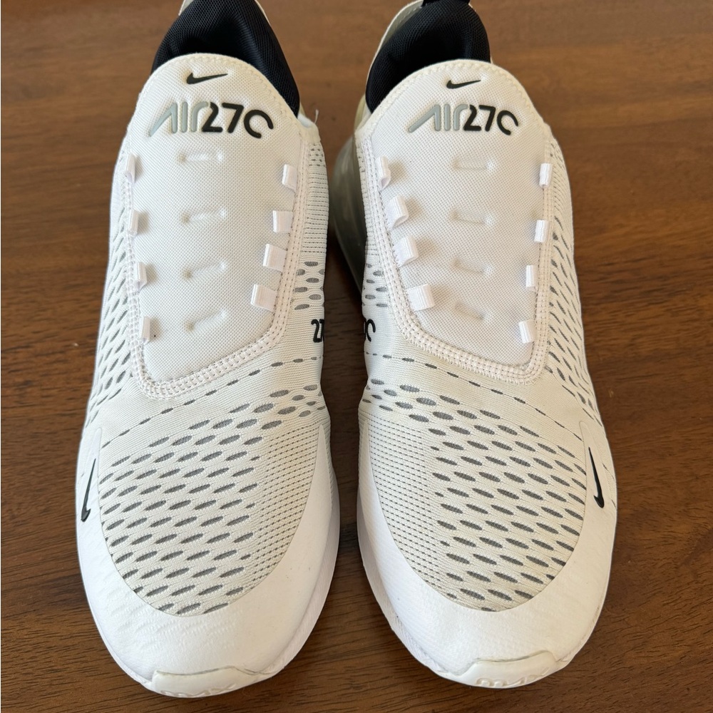 Nike Air 270 White and Black Sneakers